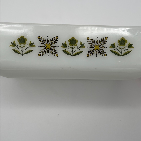 Vintage Anchor Hocking 441 Fire-King Meadow Green Milk Glass Baking Dish - 1 Qt - Picture 8 of 12